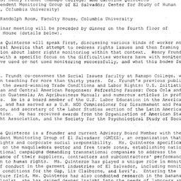 Announcements, 2004-12-06. ...