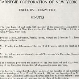 Executive Committee Meeting