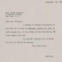 Board Meeting, 10/10/1928