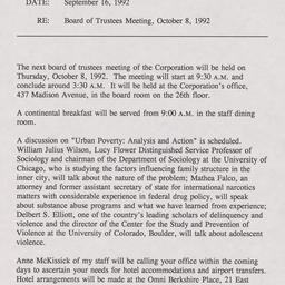 Board of Trustees - Sent to...