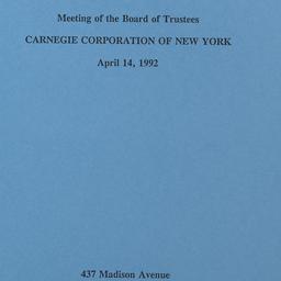 Meeting of the Board of Tru...