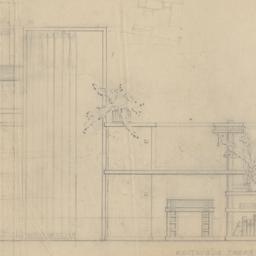 Elevations, section [verso]