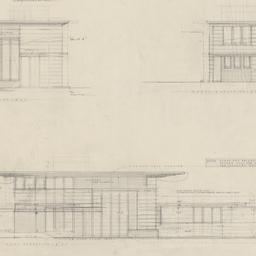Working drawing #4: South, ...