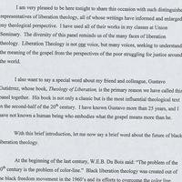 Liberation Theology and the...