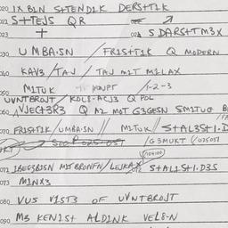 Eastern questionnaire, answ...
