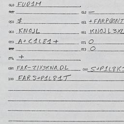 Eastern questionnaire, answ...