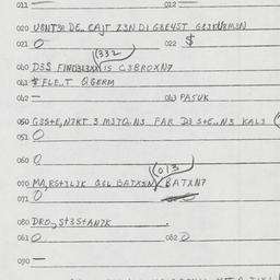Eastern questionnaire, answ...