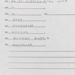 Western questionnaire, answ...