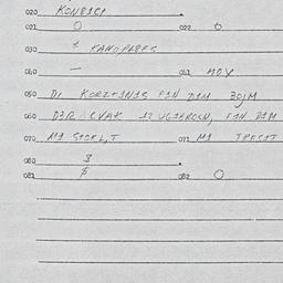 Eastern questionnaire, answ...