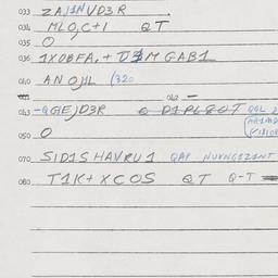 Eastern questionnaire, answ...