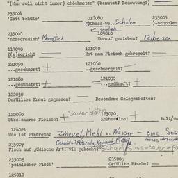 Western questionnaire, answ...