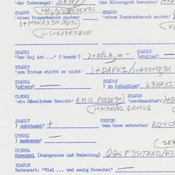 Western questionnaire, answ...