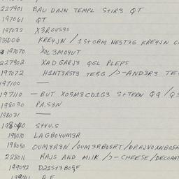 Western questionnaire, answ...