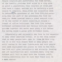 New York's Future as I ...