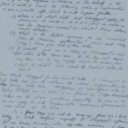 Letter to Tharchin about Ge...