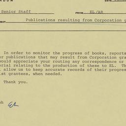 Publications Resulting From...