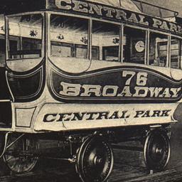 Horse Car Used in New York ...