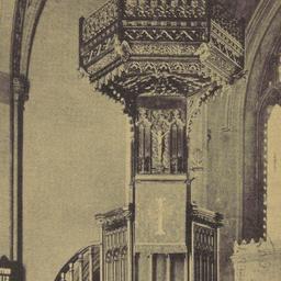 Trinity Church. The Pulpit.