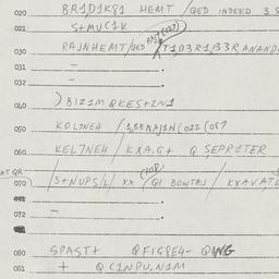 Eastern questionnaire, answ...