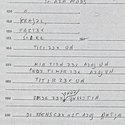 Eastern questionnaire, answ...