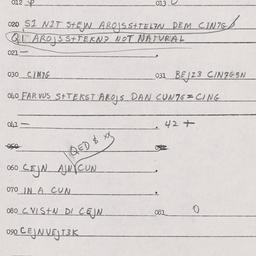Eastern questionnaire, answ...