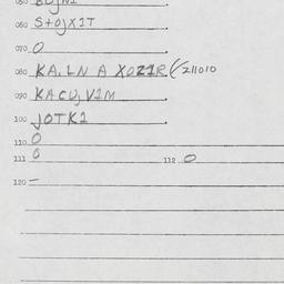 Eastern questionnaire, answ...