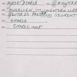 Eastern questionnaire, answ...
