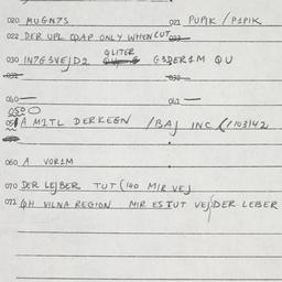 Eastern questionnaire, answ...