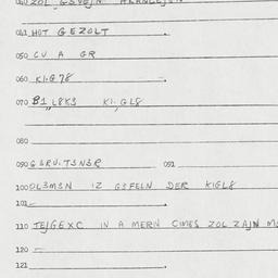 Eastern questionnaire, answ...