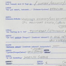 Western questionnaire, answ...