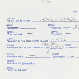 Western questionnaire, answ...
