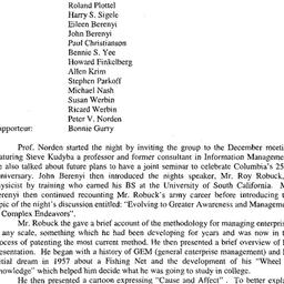 Minutes, 2003-11-03. Organi...