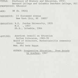 Nominating Committee