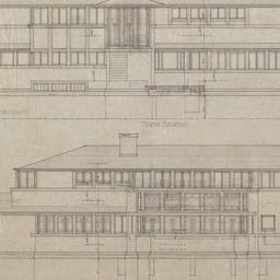 Working drawing #4: North, ...