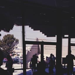 Interior view, looking outs...