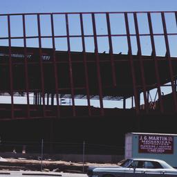 Construction view, metal fr...