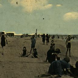 Bathing and Beach Scene, Fa...