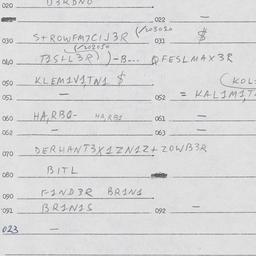 Eastern questionnaire, answ...