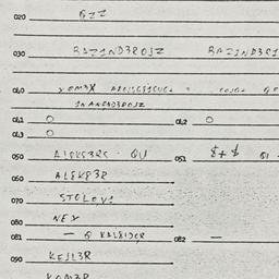 Eastern questionnaire, answ...