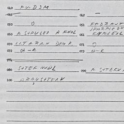 Eastern questionnaire, answ...