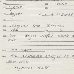 Eastern questionnaire, answ...