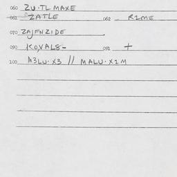 Eastern questionnaire, answ...