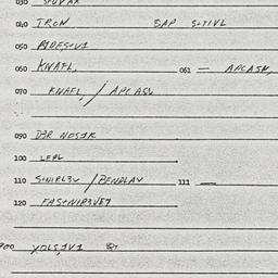 Eastern questionnaire, answ...