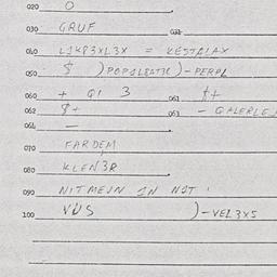 Eastern questionnaire, answ...