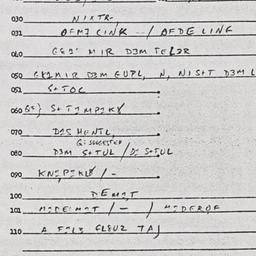Eastern questionnaire, answ...