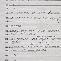 Eastern questionnaire, answ...