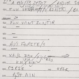 Eastern questionnaire, answ...