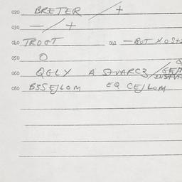 Eastern questionnaire, answ...