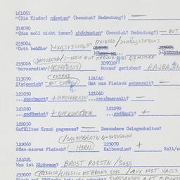 Western questionnaire, answ...