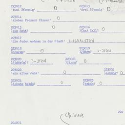 Western questionnaire, answ...